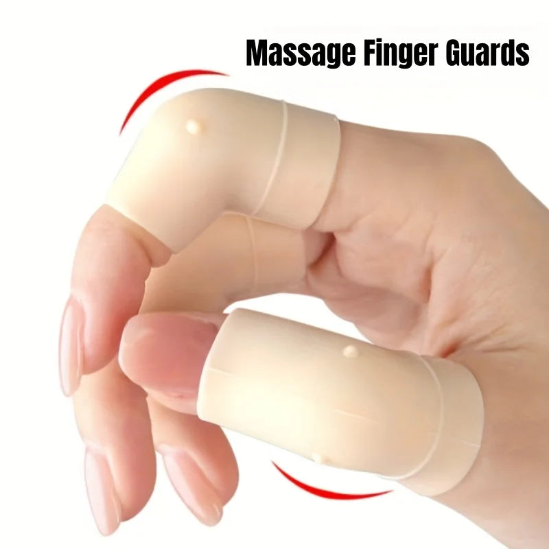 3-Pack Silicone Finger Protectors for Massage & Foot Care Silicone Finger Covers Richie's