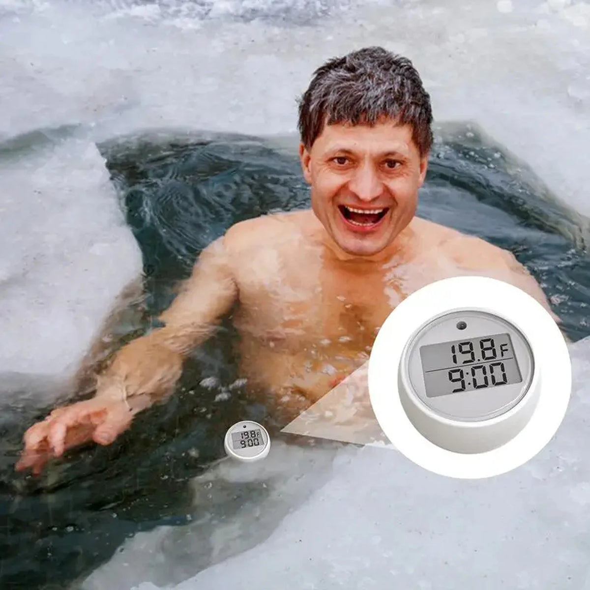 Floating Digital Pool Thermometer with Timer & LED Alert Pool Thermometer Richie's