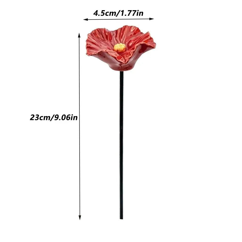 Resin Flower Bee & Bird Water Feeder Garden Stake Décor Garden Water Feeder Richie's