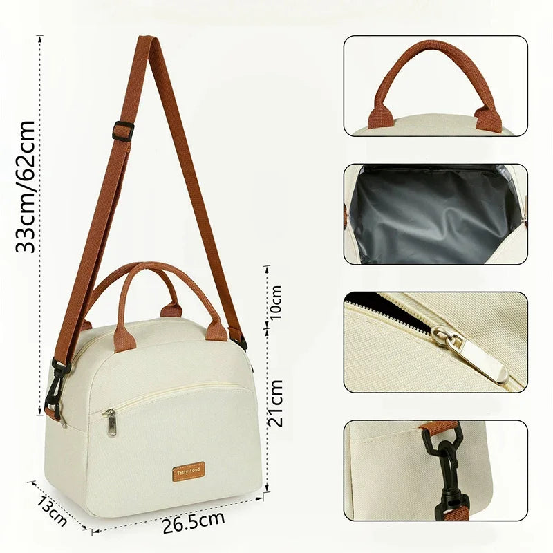 Waterproof Insulated Lunch Bag – Thermal Cooler Handbag Insulated Lunch Bag Richie's
