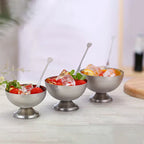 Stainless Steel Ice Cream Cups & Dessert Bowls | S, M, L Dessert Bowl Set Richie's