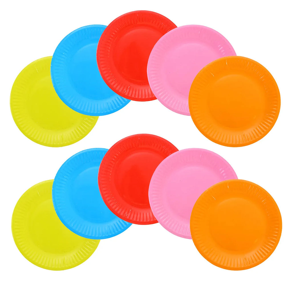 50Pcs Disposable Birthday Party Paper Plates – Microwavable Disposable Paper Plates Richie's