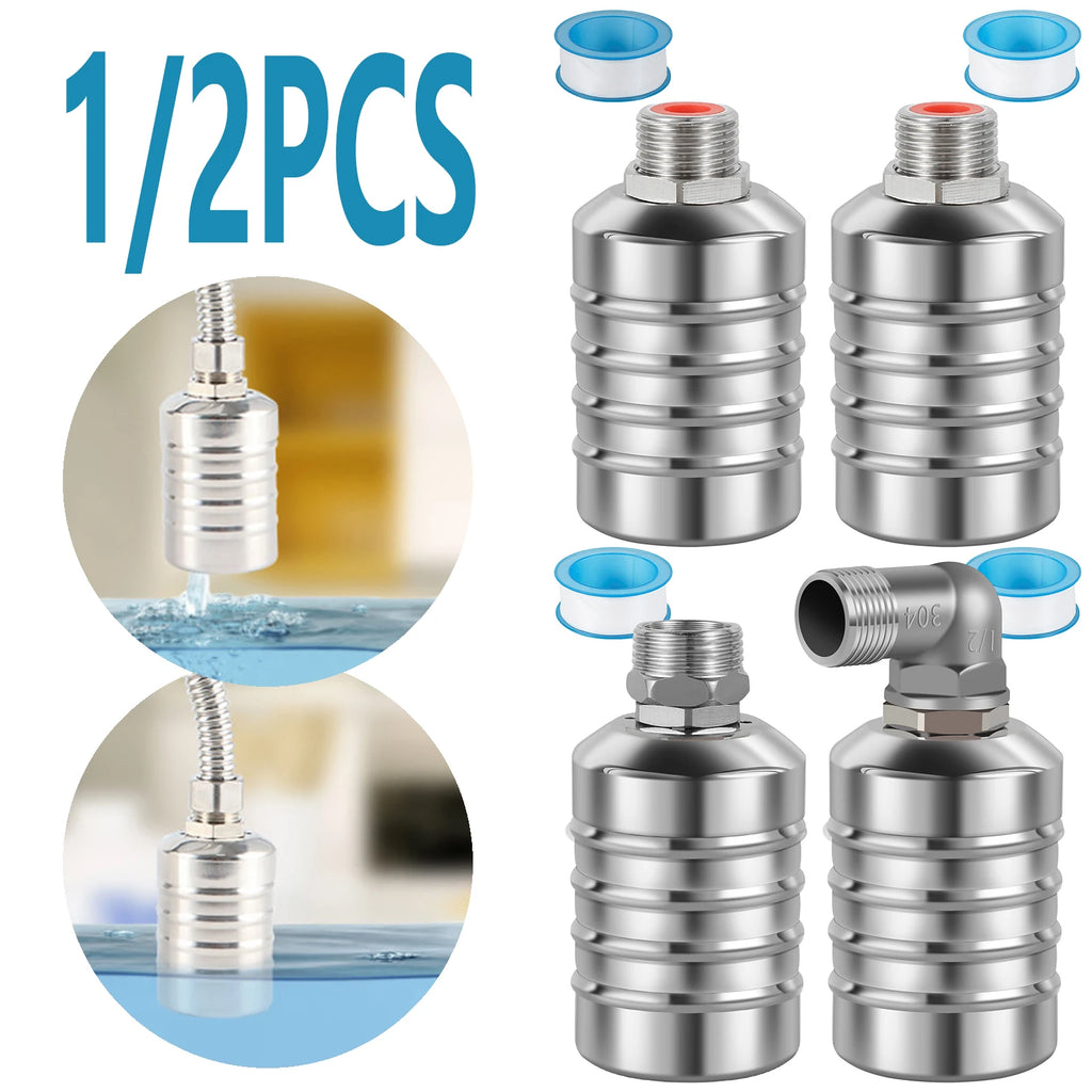 Stainless Steel Float Ball Valve – Auto Water Level Control 1/2" Float Ball Valve Richie's