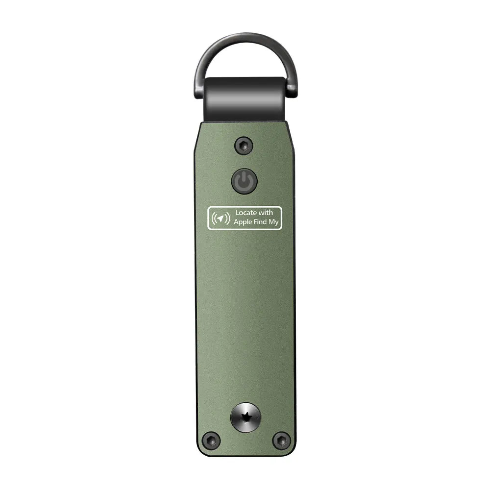 Zeeker MFi Smart Keychain Tracker – Apple Find My Aluminum Organizer Smart Key Organizer Richie's green