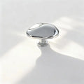 Zinc Alloy Cabinet Drawer Handle – Bright Silver Single Hole Cabinet Drawer Handle Richie's A1