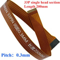 BTB ZIF Test Cable 0.3/0.5mm Pitch 13–45 Pin Extension Adapter ZIF Test Cable Adapter Richie's 33P 0.3 200mm