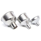 2Pcs Stainless Steel Mini Funnels – Kitchen, Bar & Flask Kitchen Funnel Set Richie's