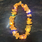 Bohemian Multicolor LED Hawaii Flower Lei Silk Petal Party Wreath Costume Accessory Richie's