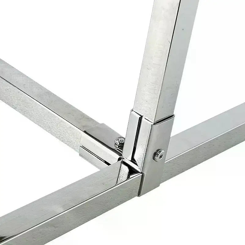 Square Pipe Elbow Connector 20x25mm No-Weld Bracket Buckle Pipe Fitting Bracket Richie's