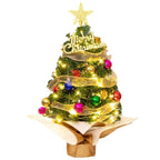 45cm Mini Tabletop Christmas Tree Set with Colored Ornaments Mini Christmas Tree Richie's