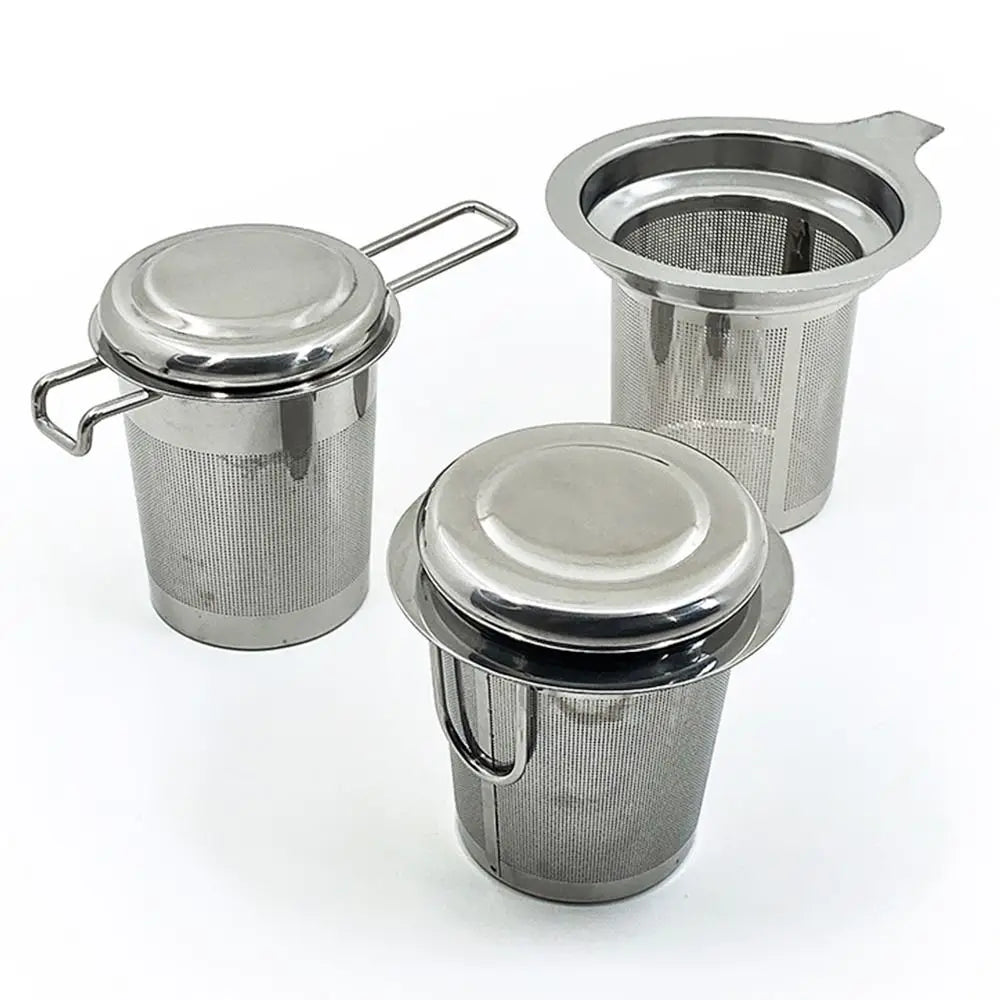 Stainless Steel Mesh Tea Infuser with Lid – Reusable Filter Tea Infuser Richie's
