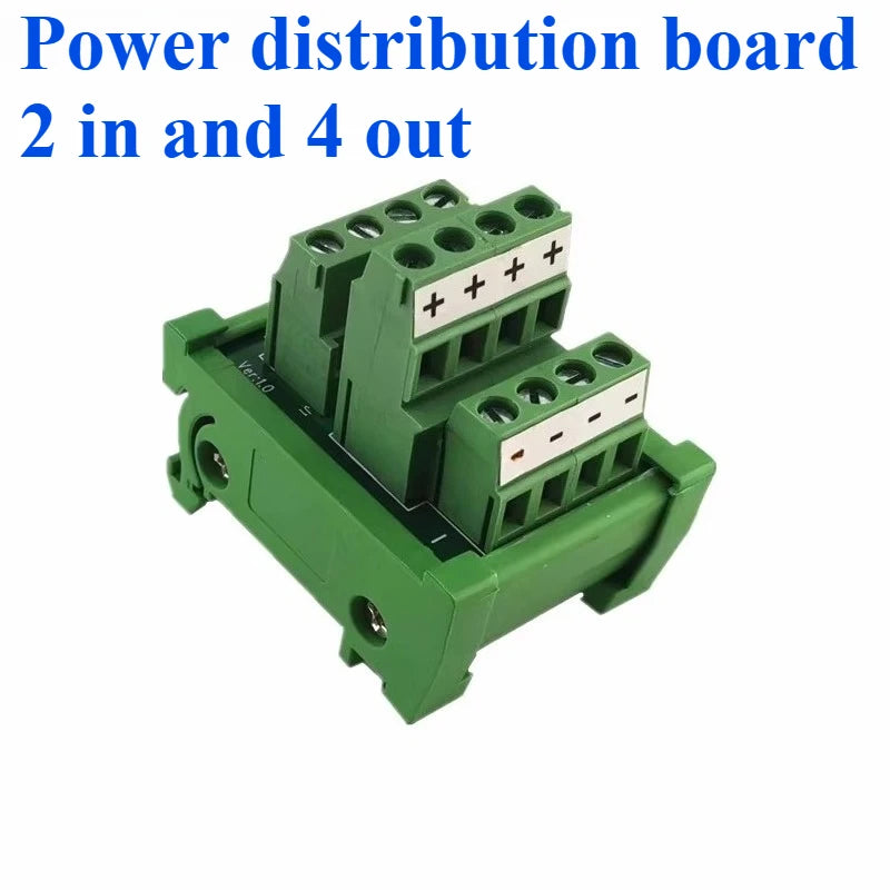 DIN Screw Terminal Block PCB Power Distribution Splitter Screw Terminal Block Richie's