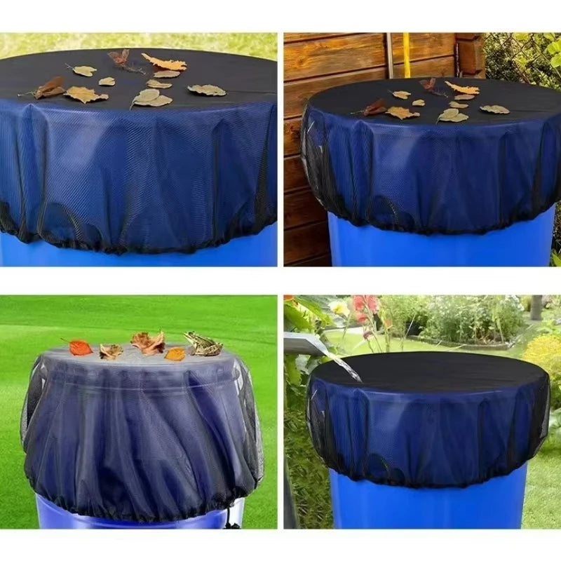 Outdoor Mesh Cover Net for Rain Barrels & Water Tanks 60–100CM Rain Barrel Mesh Cover Richie's