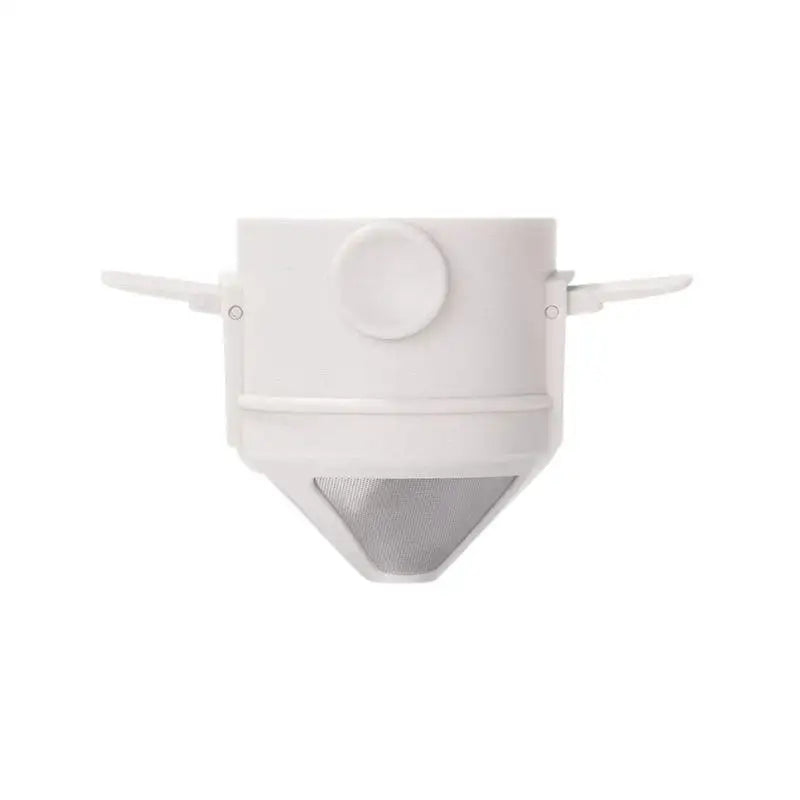 Portable Foldable Coffee Dripper – Reusable Mesh Filter Pour Over Coffee Dripper Richie's White