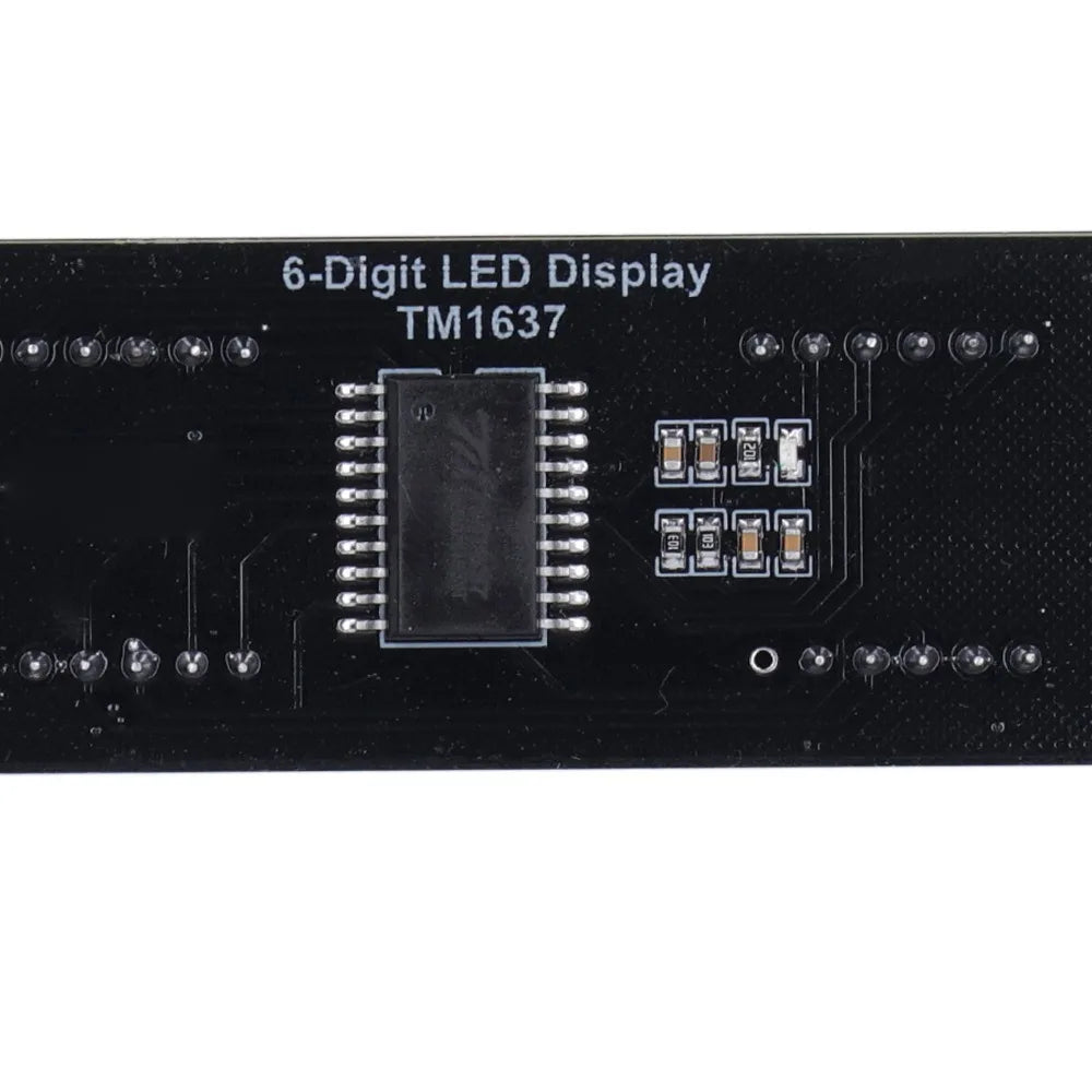 6-Digit 7-Segment Green LED Display Module TM1637 Driver IC LED Display Module Richie's