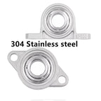 304 Stainless Steel Ball Bearing Pillow Block 10–20mm KP KFL Pillow Block Bearing Richie's