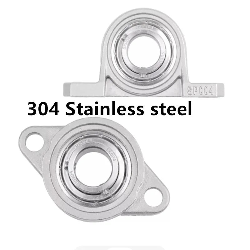 304 Stainless Steel Ball Bearing Pillow Block 10–20mm KP KFL Pillow Block Bearing Richie's