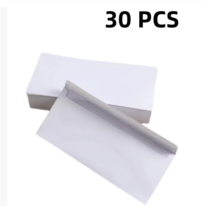 White #10 Self-Sealing Business Envelopes – 10 to 100 Pack Business Envelopes Richie's 30pcs