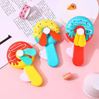 Donut Manual Hand Press Fan – Portable Mini Cooling Fan Manual Cooling Fan Richie's