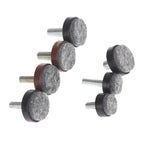 Adjustable Felt Furniture Leg Pads M6 M8 Anti-Slip Screws 4/8Pcs Furniture Leg Pads Richie's