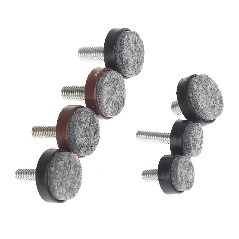 Adjustable Felt Furniture Leg Pads | M6 M8 Anti-Slip Screw Feet Furniture Leg Pads Richie's