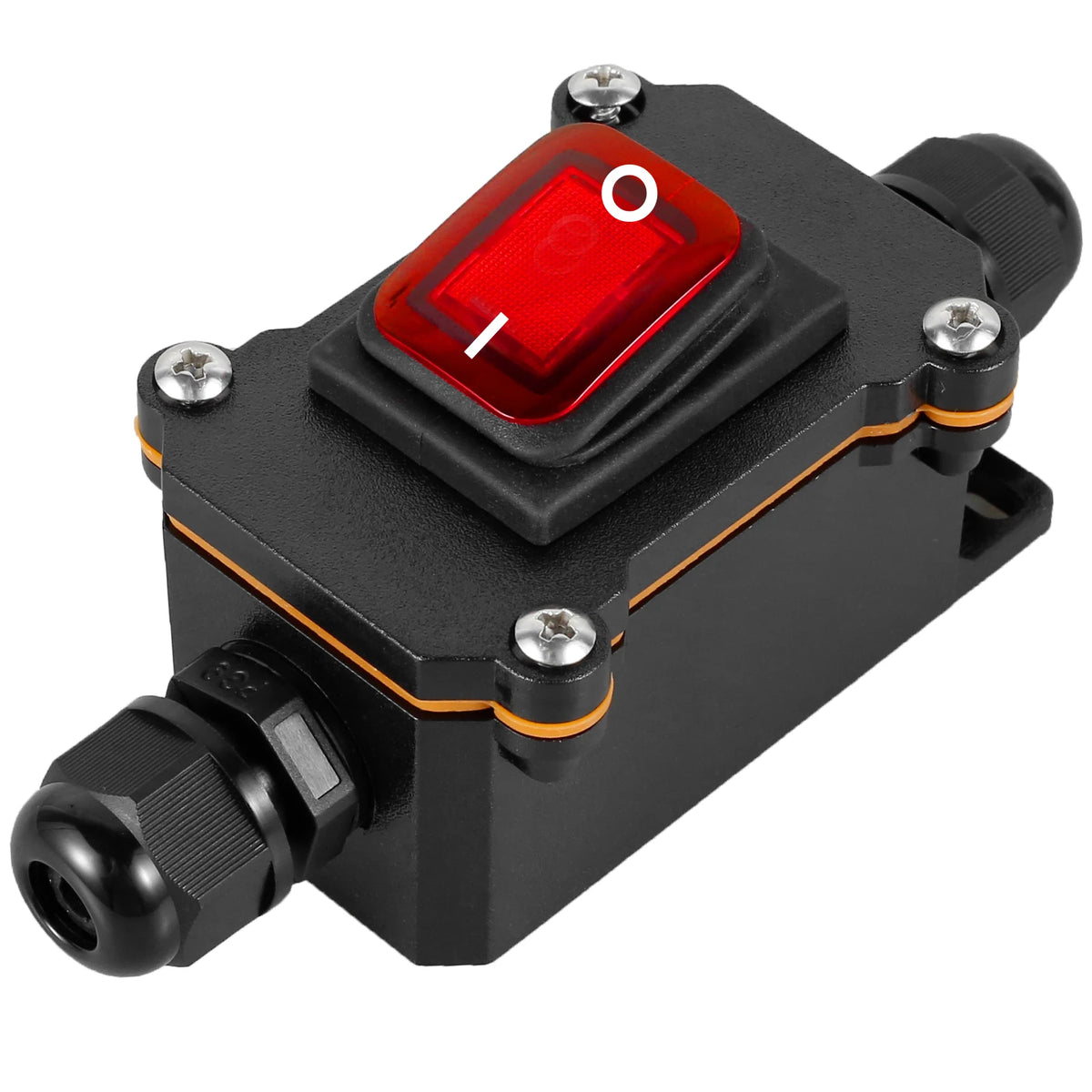 IP65 Inline Power Cord Switch Box 20A 110V-220V Outdoor Inline Cord Switch Richie's No accessories