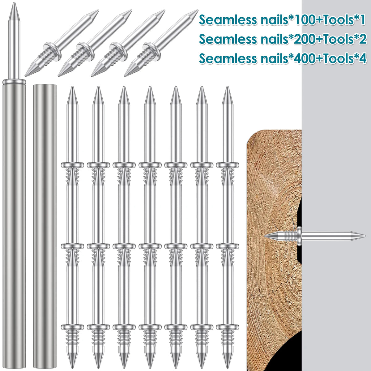 Double-Head Seamless Skirting Nails – Rust-Proof Metal Fixator Skirting Finishing Nails Richie's