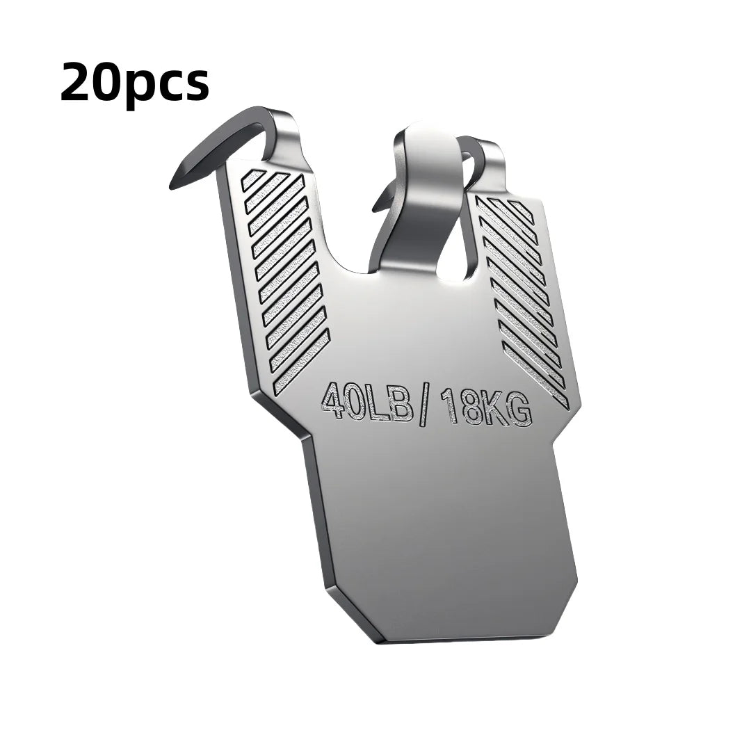 Claw Drywall Picture Hangers – No-Tool Wall Hooks Kit Picture Hanger Hooks Richie's 20PCS