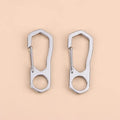 Stainless Steel Carabiner Keychain Clip Set – 2/5 Pcs Outdoor Carabiner Clip Set Richie's round hole 2pcs
