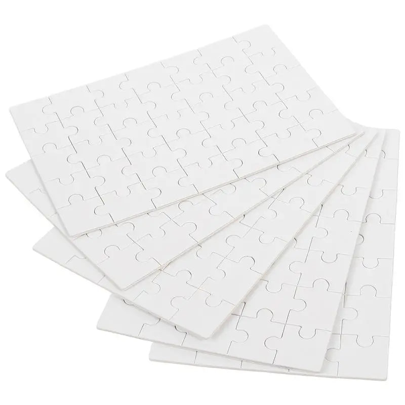 5-Set Blank Sublimation Puzzles | DIY Heat Transfer Wood Pieces Sublimation Puzzle Blanks Richie's