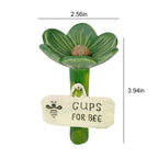 Bee Watering Station Flower Design Butterfly Bath Bowl Garden Garden Pollinator Feeder Richie's