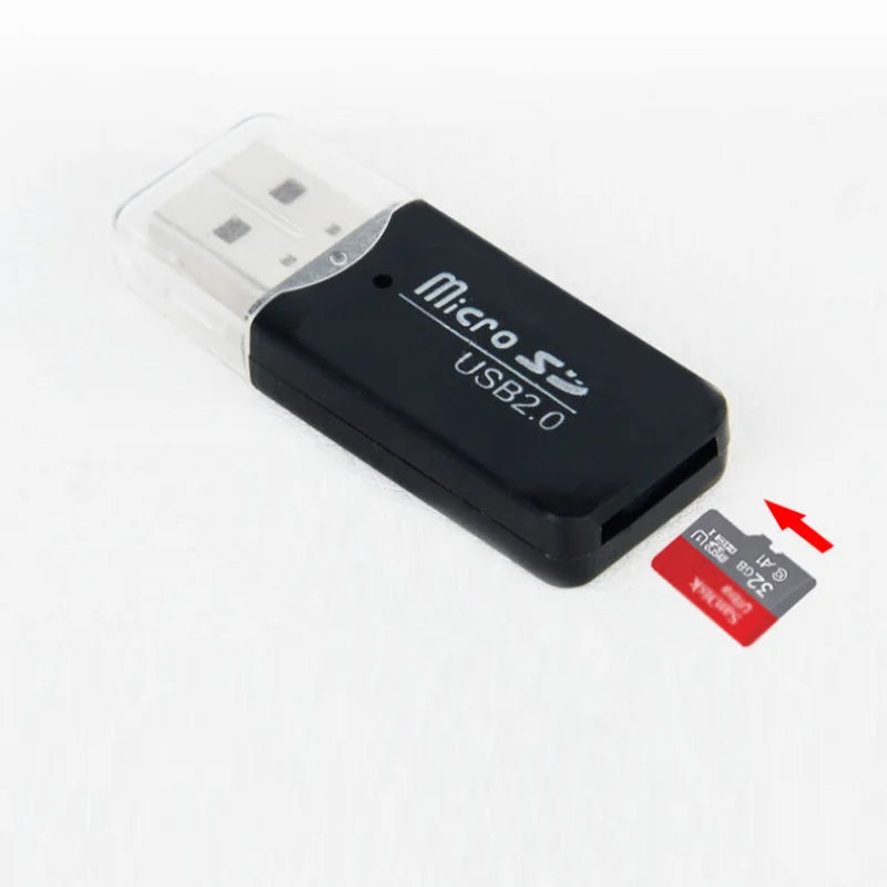 USB 2.0 Micro SD TF Card Reader – Plug & Play Adapter Memory Card Reader Richie's