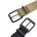 Unisex Canvas Pin Buckle Belt – Outdoor Sports Eyelet Belt Canvas Belt Richie's