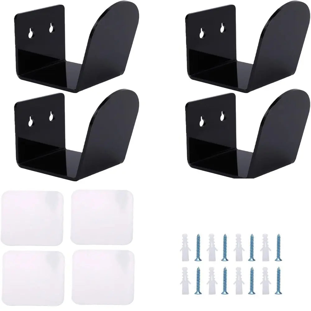 4-Pack Baseball Glove Wall Mount Holders – Acrylic Display Rack Glove Wall Mount Rack Richie's
