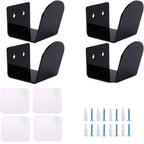 4-Pack Baseball Glove Wall Mount Holders – Acrylic Display Rack Glove Wall Mount Rack Richie's