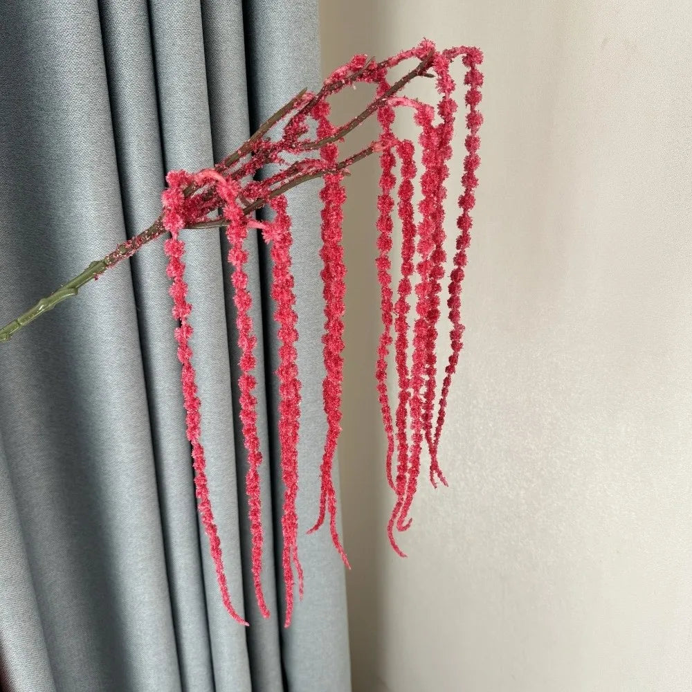 Artificial Amaranthus Caudatus Flower – 11 Spikes, 88cm Artificial Flower Richie's Rose Red