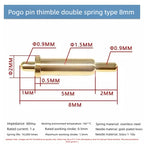 DIP SMD Double Spring PCB Pogo Pin Connectors 20/50/100 Pcs