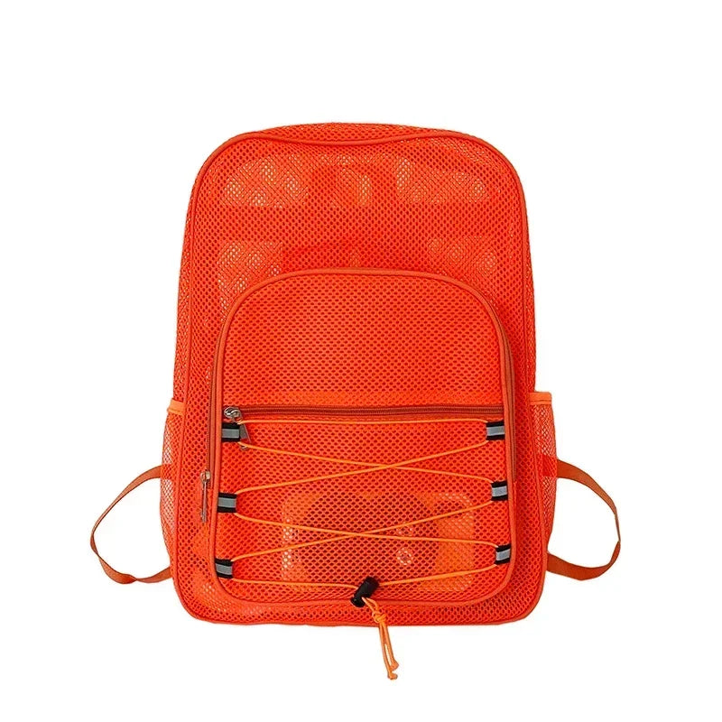 Mesh Backpack High-Capacity Breathable Gym & School Bag Mesh Backpack Richie's Orange China Mainland