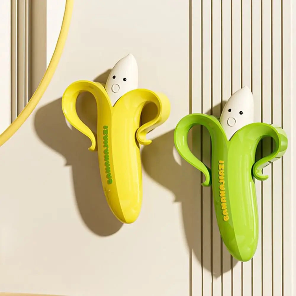 Cute Banana 2-in-1 Hair Cleaning Clip with Drainage Hole Bathroom Cleaning Clip Richie's