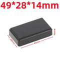 Waterproof ABS Plastic Project Box Electronic Enclosure Case Electronic Enclosure Box Richie's 50x28x15mm-Black