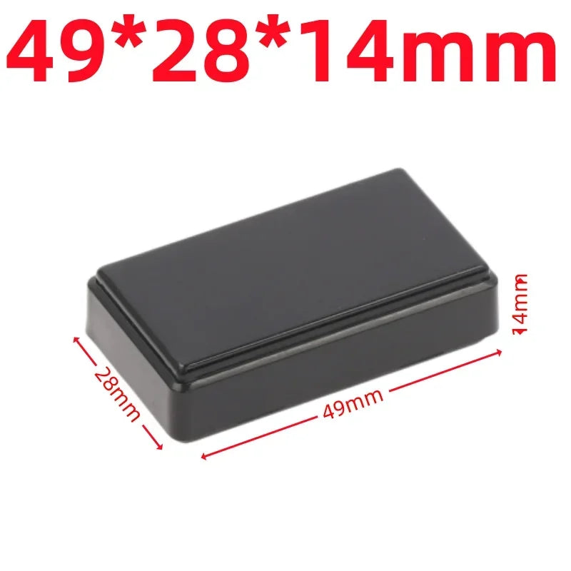 Waterproof ABS Plastic Project Box Electronic Enclosure Case Electronic Enclosure Box Richie's 50x28x15mm-Black