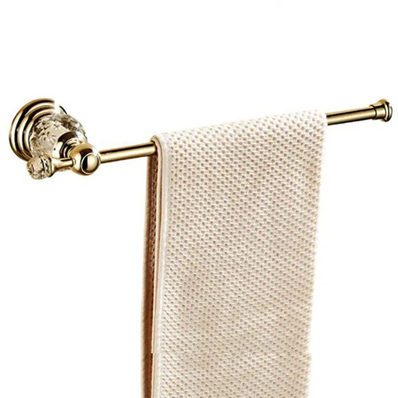 Gold Stainless Steel Wall-Mounted Round Towel Ring | HOBHE Towel Ring Holder Richie's New Gold