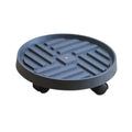 Mobile Plant Pot Stand Tray with Wheels – Round & Square Plant Pot Stand Tray Richie's Circle Black 21CM
