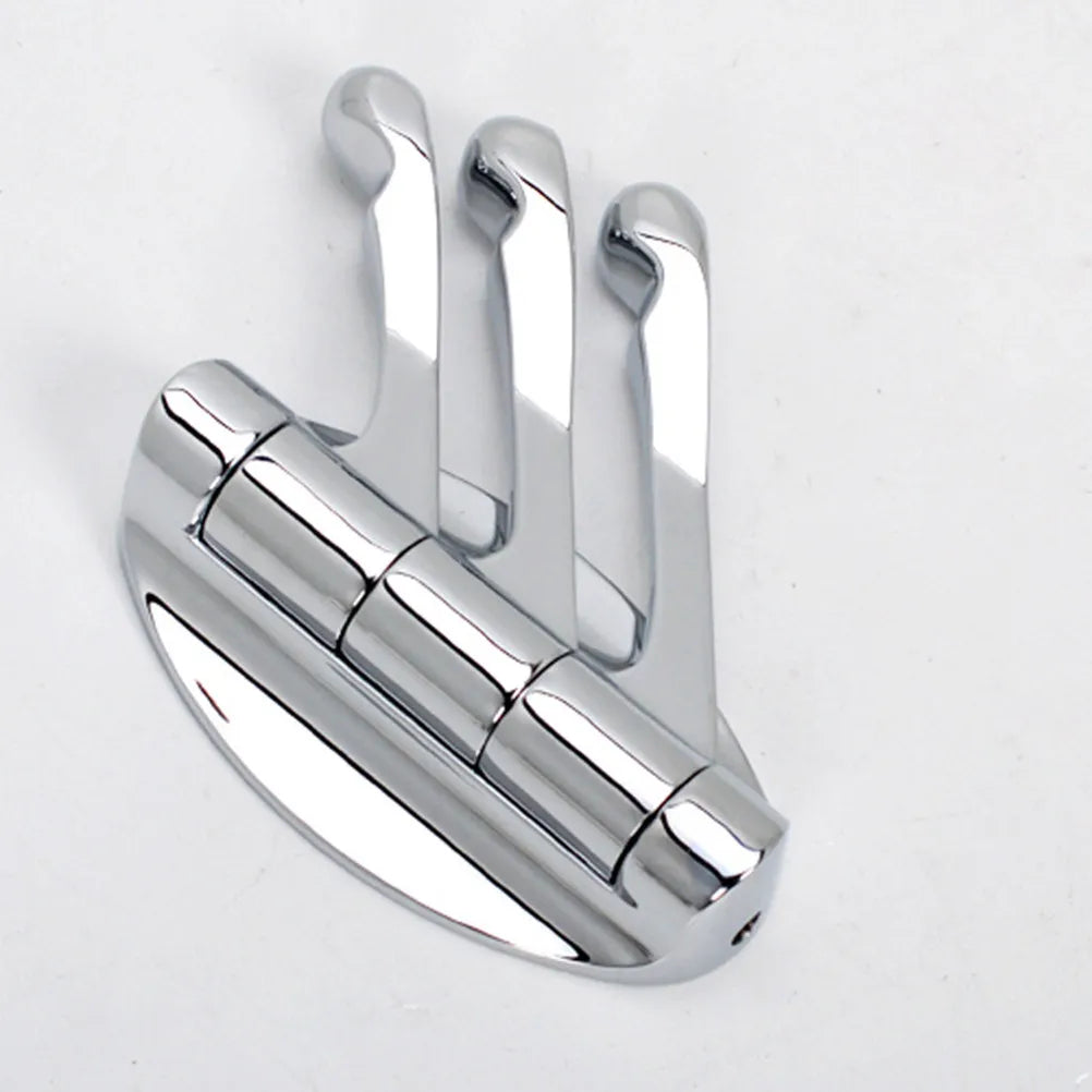 Triple Swivel Coat Hook Zinc Alloy Wall Mounted Folding Hanger Wall Hook Hanger Richie's