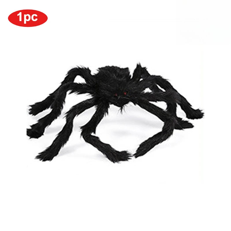 Extra Large Halloween Plush Black Spider Party Decor Prop Halloween Decoration Richie's L
