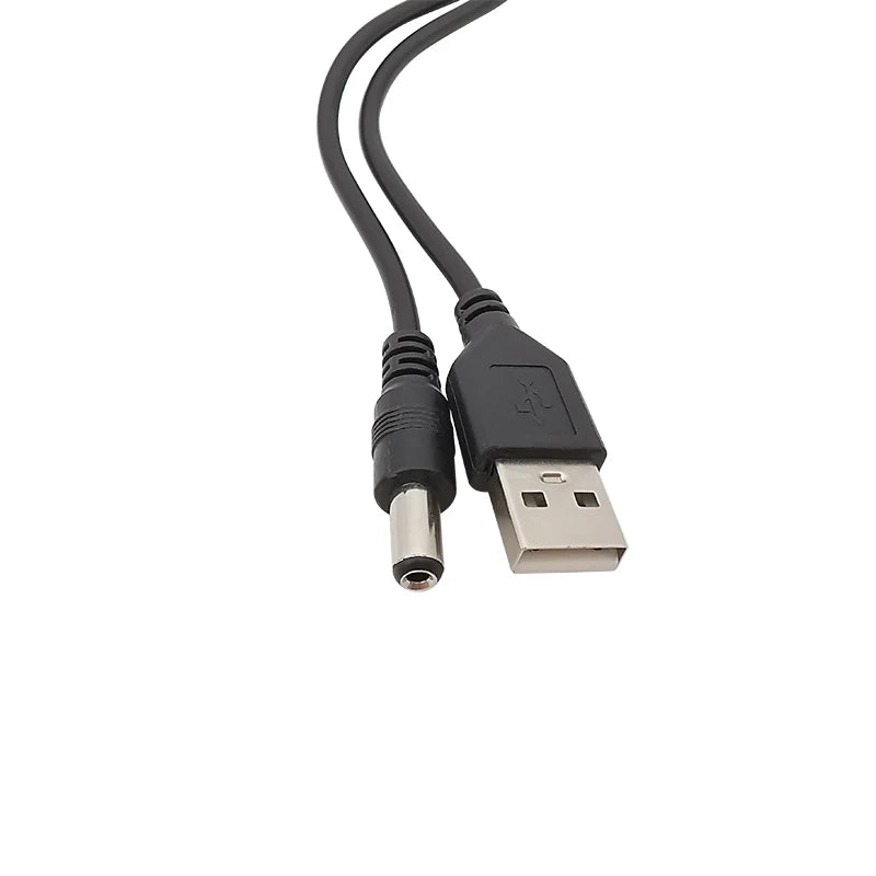 USB Type A to 5.5x2.1mm DC Power Cable 9V Male Plug 80cm DC Power Cable Richie's