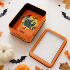Halloween Pumpkin Tinplate Candy Storage Box – 3 Sizes Halloween Candy Tin Richie's