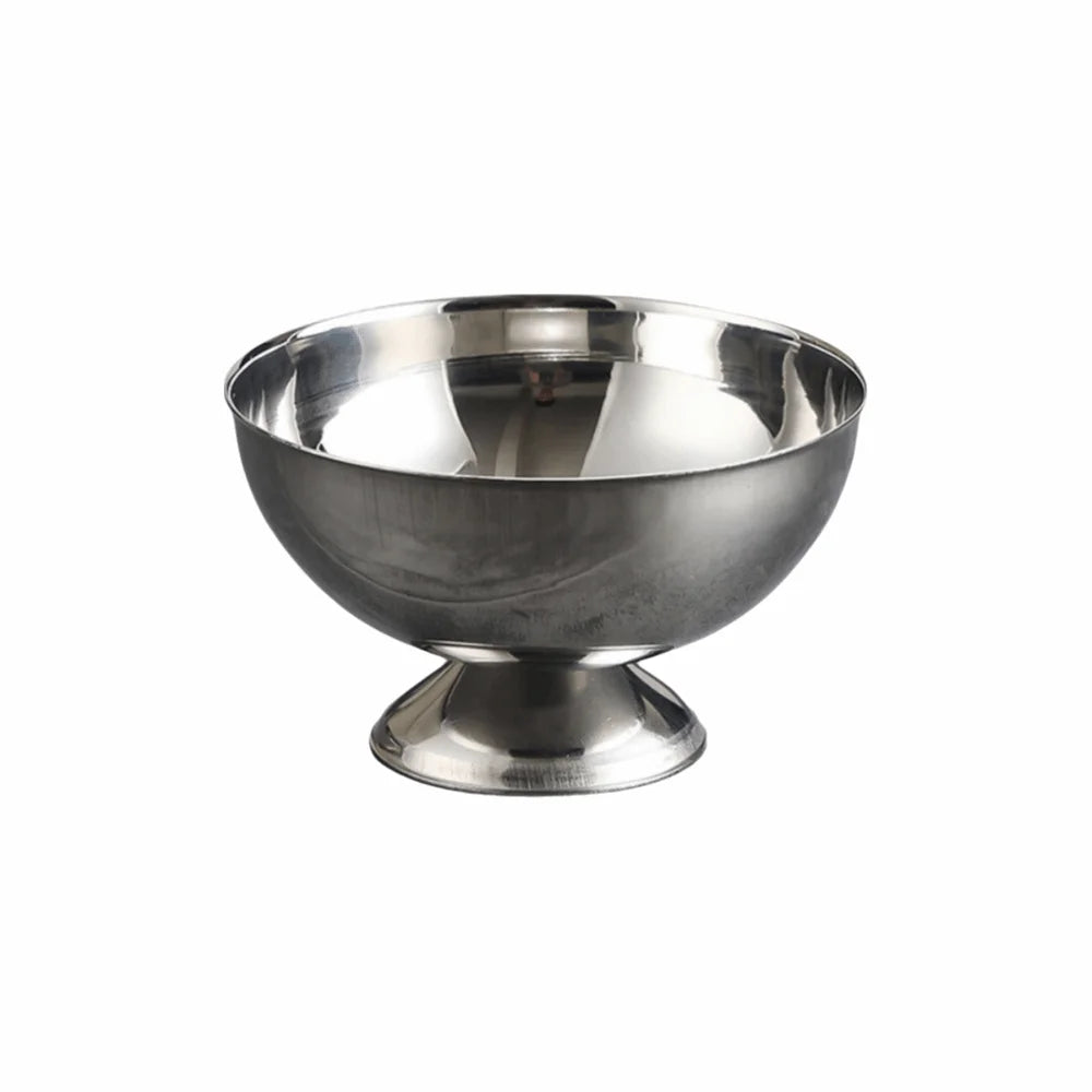 Stainless Steel Ice Cream Bowls – Multi-Size Silver & Gold Stainless Steel Bowl Richie's Silver-1-M