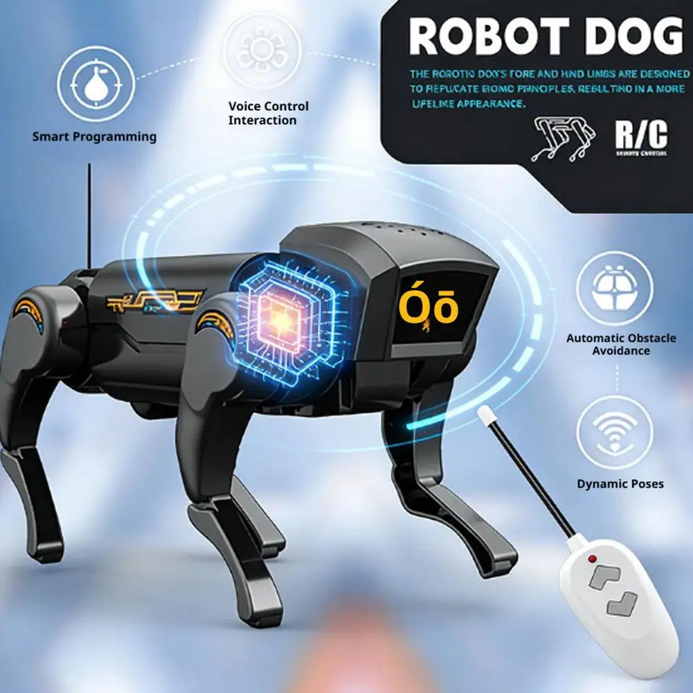 Robot Dog Toy – RC Interactive STEM Pet with LED Eyes for Kids RC Robot Dog Toy Richie's