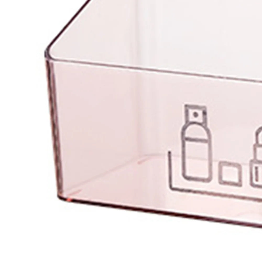 Pink Mirror Jewelry & Cosmetic Organizer Desktop Storage Box Jewelry Organizer Box Richie's